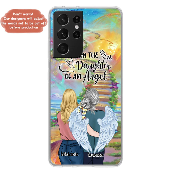 Custom Personalized Mom In The Heaven Phone Case - Mom And Daughter - Best Memorial Gift - Phone Case For iPhone And Samsung