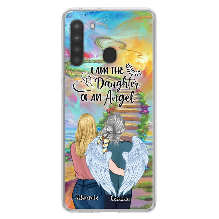 Custom Personalized Mom In The Heaven Phone Case - Mom And Daughter - Best Memorial Gift - Phone Case For iPhone And Samsung