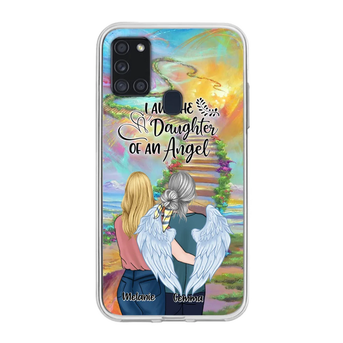 Custom Personalized Mom In The Heaven Phone Case - Mom And Daughter - Best Memorial Gift - Phone Case For iPhone And Samsung