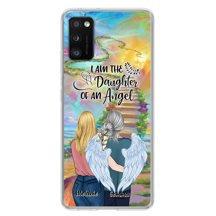 Custom Personalized Mom In The Heaven Phone Case - Mom And Daughter - Best Memorial Gift - Phone Case For iPhone And Samsung