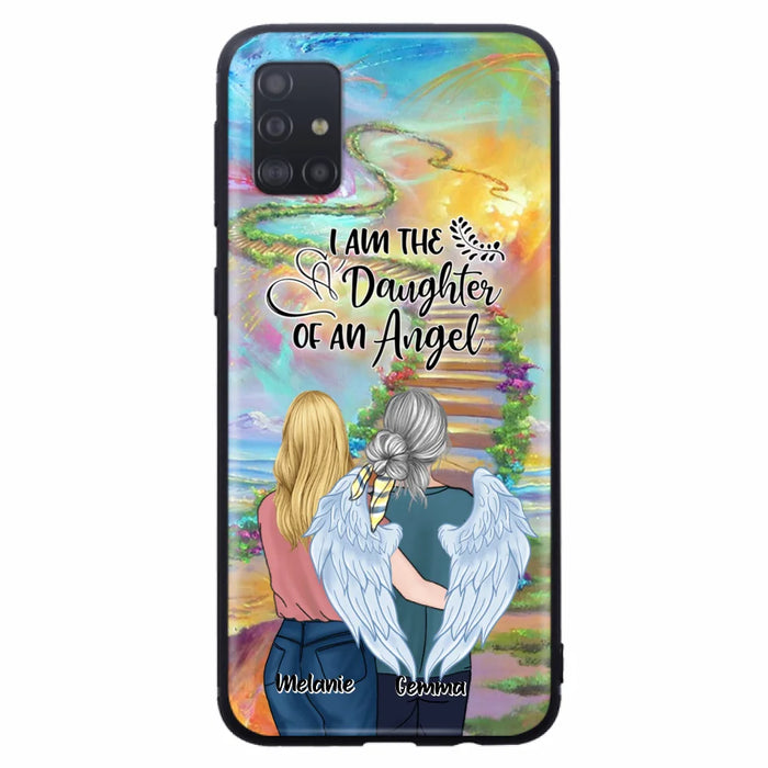 Custom Personalized Mom In The Heaven Phone Case - Mom And Daughter - Best Memorial Gift - Phone Case For iPhone And Samsung