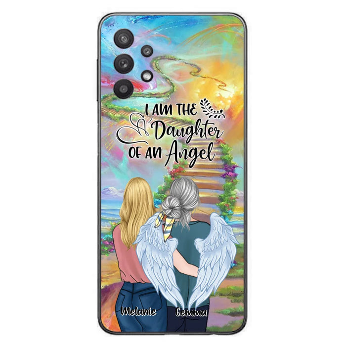 Custom Personalized Mom In The Heaven Phone Case - Mom And Daughter - Best Memorial Gift - Phone Case For iPhone And Samsung