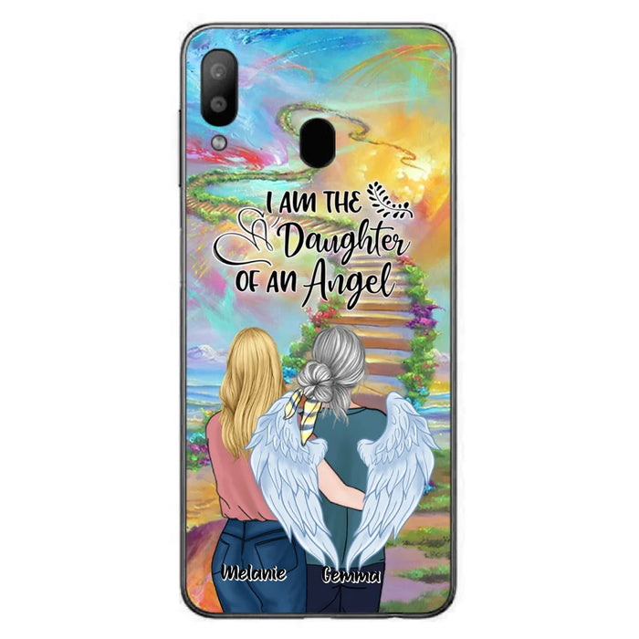 Custom Personalized Mom In The Heaven Phone Case - Mom And Daughter - Best Memorial Gift - Phone Case For iPhone And Samsung