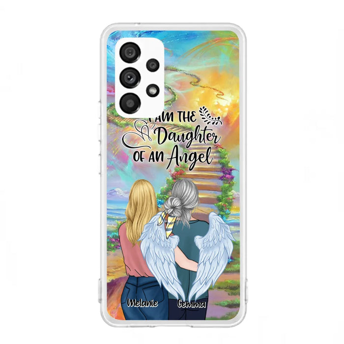 Custom Personalized Mom In The Heaven Phone Case - Mom And Daughter - Best Memorial Gift - Phone Case For iPhone And Samsung