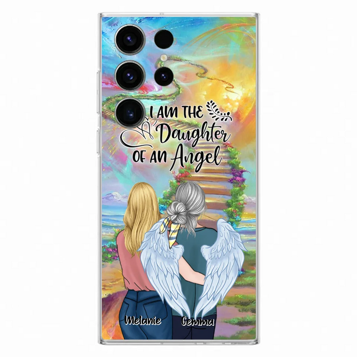 Custom Personalized Mom In The Heaven Phone Case - Mom And Daughter - Best Memorial Gift - Phone Case For iPhone And Samsung