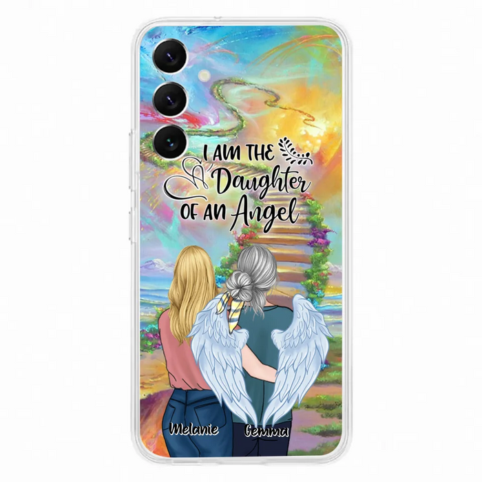 Custom Personalized Mom In The Heaven Phone Case - Mom And Daughter - Best Memorial Gift - Phone Case For iPhone And Samsung