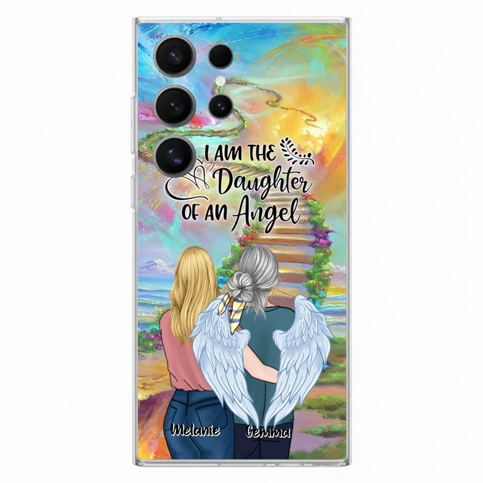 Custom Personalized Mom In The Heaven Phone Case - Mom And Daughter - Best Memorial Gift - Phone Case For iPhone And Samsung