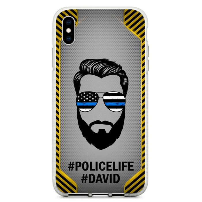 Custom Personalized Policelife Phone Case - Best Gift for Dads - For iPhone And Samsung - NTQYR8