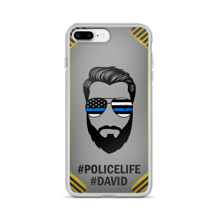 Custom Personalized Policelife Phone Case - Best Gift for Dads - For iPhone And Samsung - NTQYR8