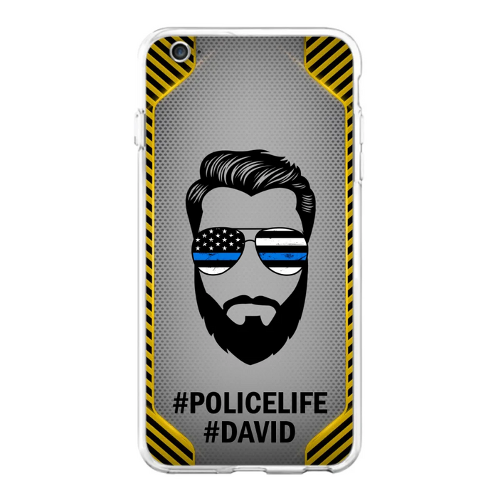 Custom Personalized Policelife Phone Case - Best Gift for Dads - For iPhone And Samsung - NTQYR8