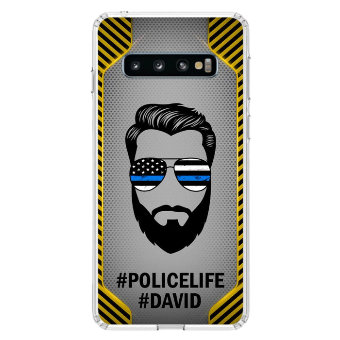 Custom Personalized Policelife Phone Case - Best Gift for Dads - For iPhone And Samsung - NTQYR8