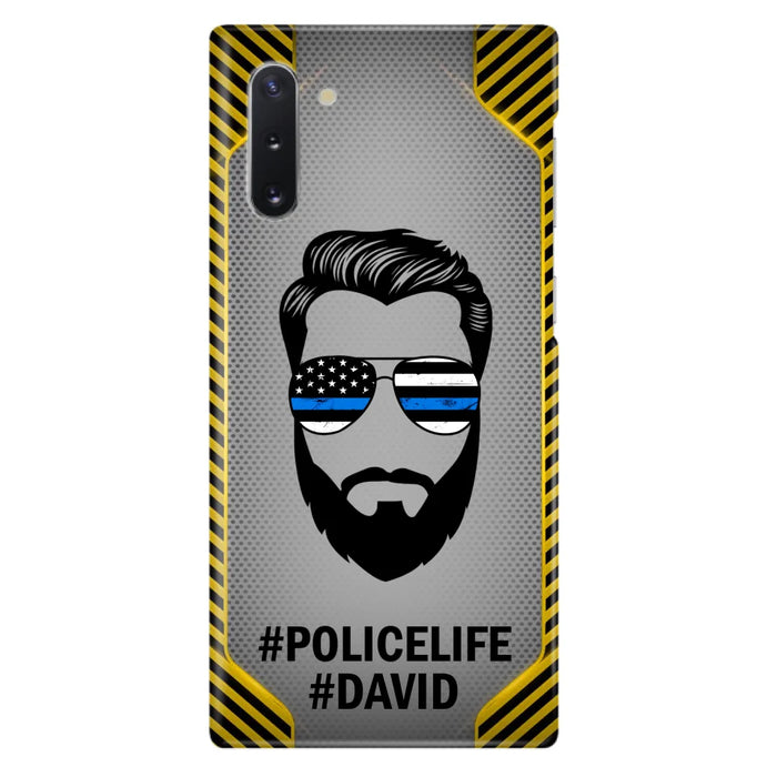 Custom Personalized Policelife Phone Case - Best Gift for Dads - For iPhone And Samsung - NTQYR8