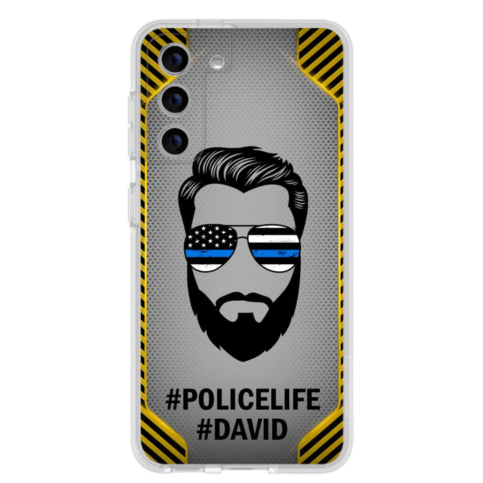 Custom Personalized Policelife Phone Case - Best Gift for Dads - For iPhone And Samsung - NTQYR8