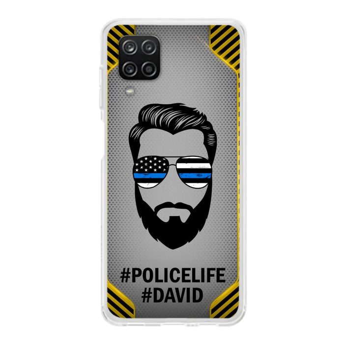 Custom Personalized Policelife Phone Case - Best Gift for Dads - For iPhone And Samsung - NTQYR8