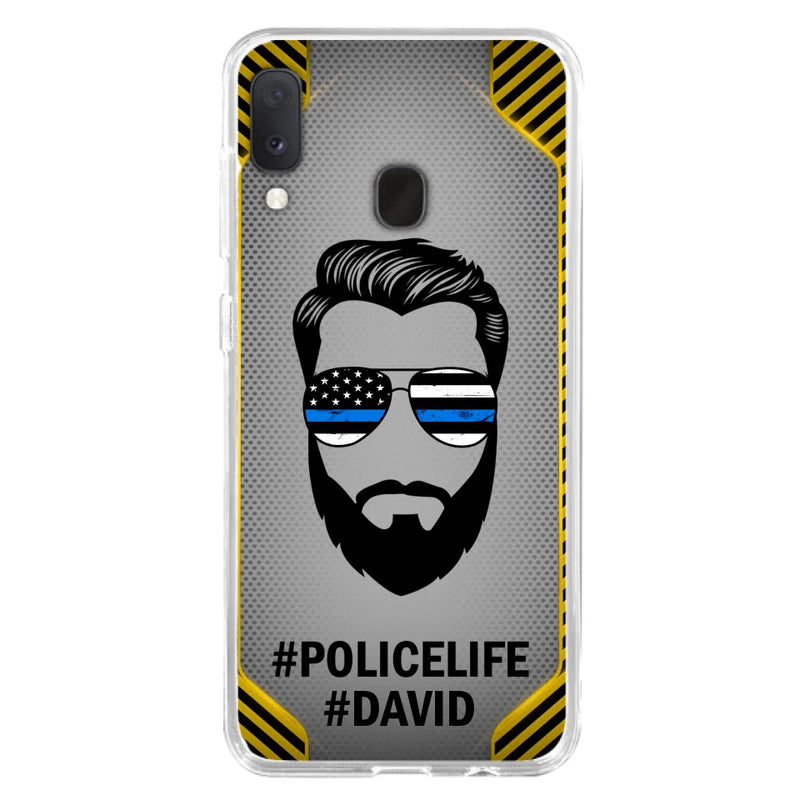 Custom Personalized Policelife Phone Case - Best Gift for Dads - For iPhone And Samsung - NTQYR8