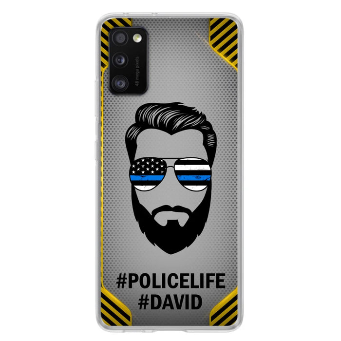 Custom Personalized Policelife Phone Case - Best Gift for Dads - For iPhone And Samsung - NTQYR8