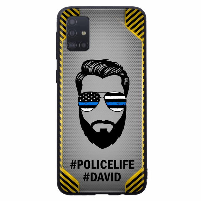 Custom Personalized Policelife Phone Case - Best Gift for Dads - For iPhone And Samsung - NTQYR8