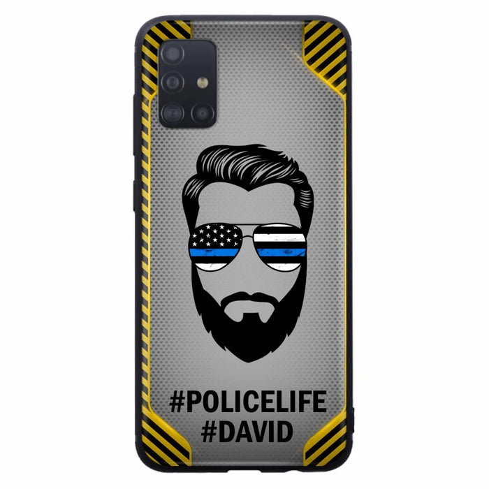 Custom Personalized Policelife Phone Case - Best Gift for Dads - For iPhone And Samsung - NTQYR8