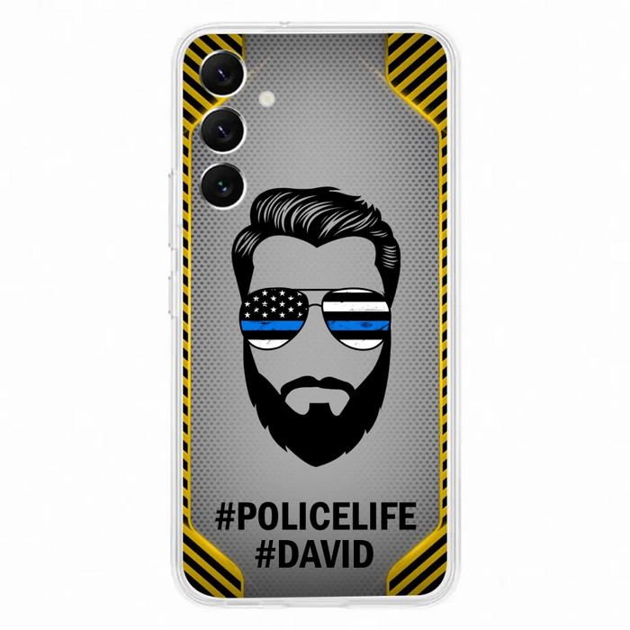 Custom Personalized Policelife Phone Case - Best Gift for Dads - For iPhone And Samsung - NTQYR8