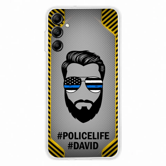 Custom Personalized Policelife Phone Case - Best Gift for Dads - For iPhone And Samsung - NTQYR8