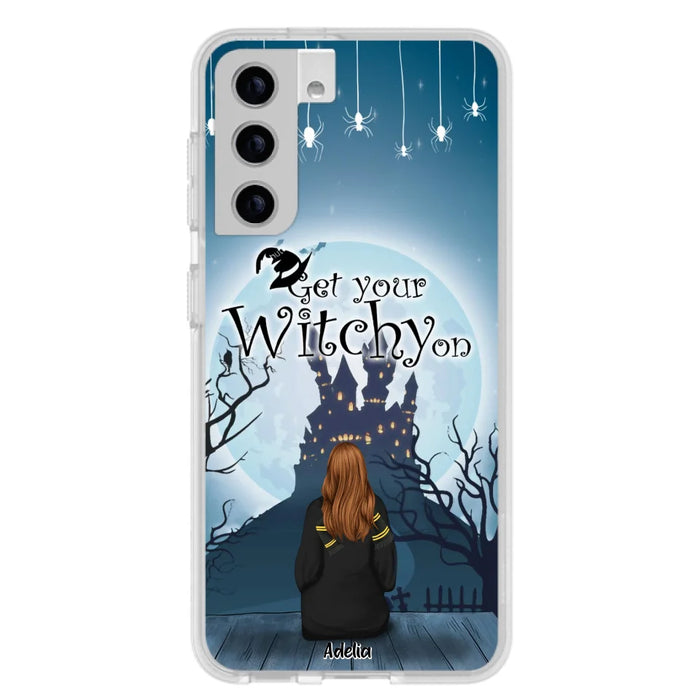 Custom Personalized Witch Phone Case - Upto 4 Witches - Best Gift For Friends - Get Your Witchy on - Case For iPhone And Samsung