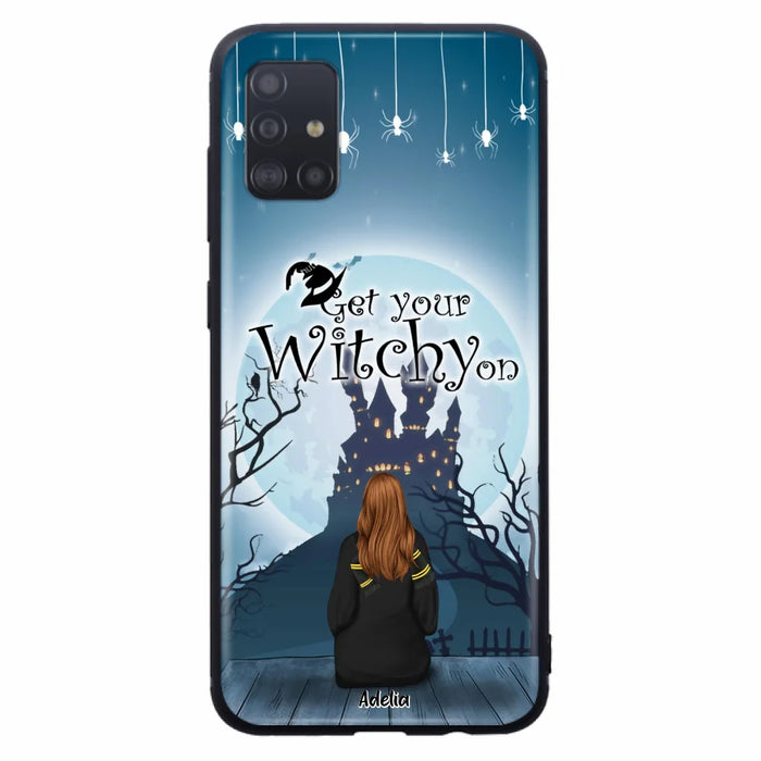 Custom Personalized Witch Phone Case - Upto 4 Witches - Best Gift For Friends - Get Your Witchy on - Case For iPhone And Samsung