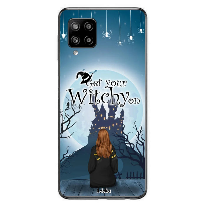 Custom Personalized Witch Phone Case - Upto 4 Witches - Best Gift For Friends - Get Your Witchy on - Case For iPhone And Samsung