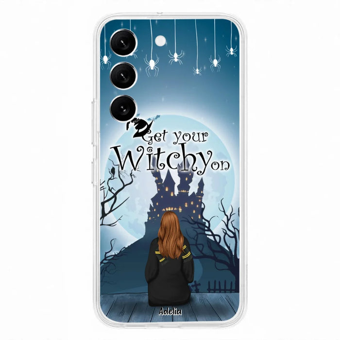 Custom Personalized Witch Phone Case - Upto 4 Witches - Best Gift For Friends - Get Your Witchy on - Case For iPhone And Samsung