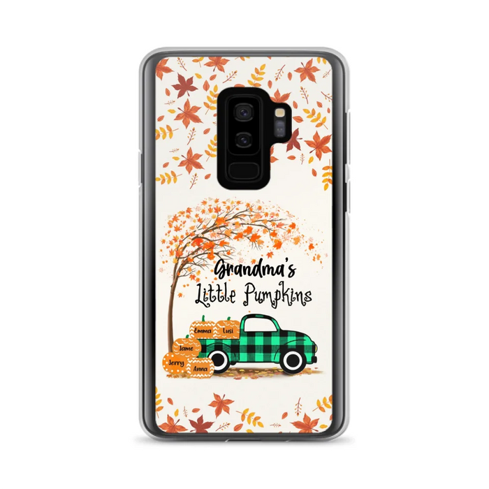 Custom Personalized Autumn Grandma's Pumpkins Phone Case - Gift For Grandma - Grandma's Little Pumpkins - Case For iPhone And Samsung