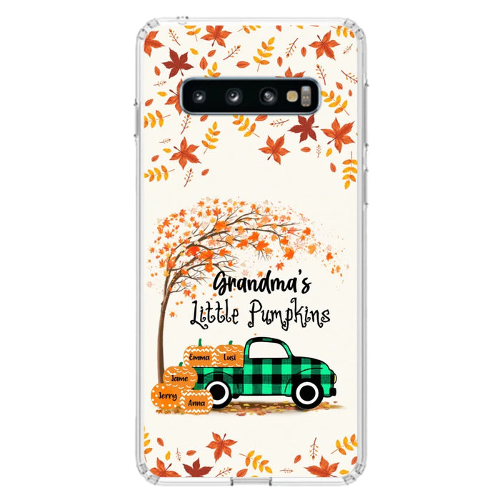 Custom Personalized Autumn Grandma's Pumpkins Phone Case - Gift For Grandma - Grandma's Little Pumpkins - Case For iPhone And Samsung