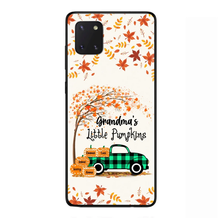 Custom Personalized Autumn Grandma's Pumpkins Phone Case - Gift For Grandma - Grandma's Little Pumpkins - Case For iPhone And Samsung