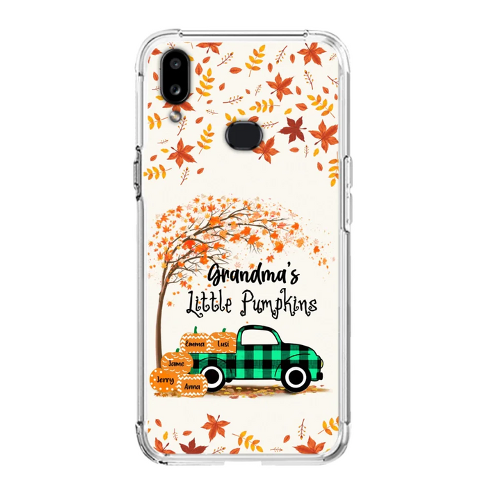 Custom Personalized Autumn Grandma's Pumpkins Phone Case - Gift For Grandma - Grandma's Little Pumpkins - Case For iPhone And Samsung