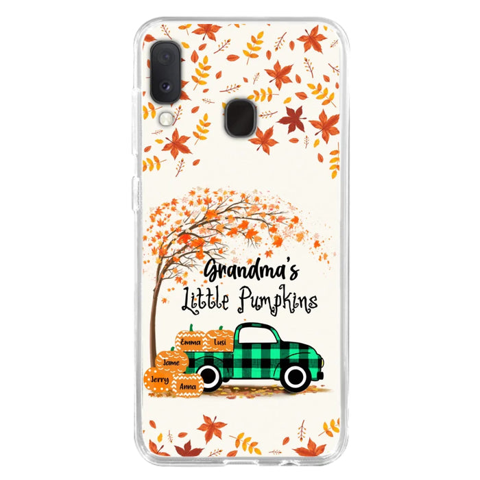 Custom Personalized Autumn Grandma's Pumpkins Phone Case - Gift For Grandma - Grandma's Little Pumpkins - Case For iPhone And Samsung