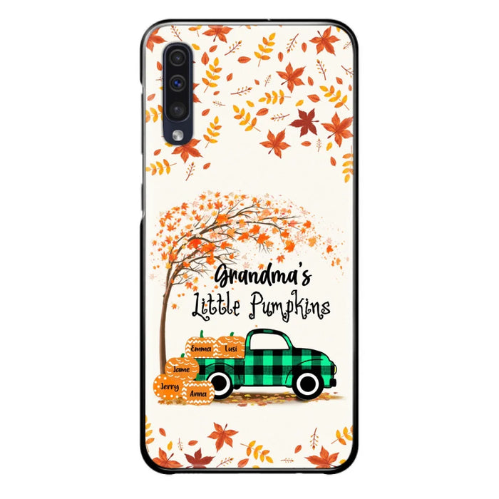 Custom Personalized Autumn Grandma's Pumpkins Phone Case - Gift For Grandma - Grandma's Little Pumpkins - Case For iPhone And Samsung