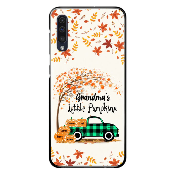 Custom Personalized Autumn Grandma's Pumpkins Phone Case - Gift For Grandma - Grandma's Little Pumpkins - Case For iPhone And Samsung