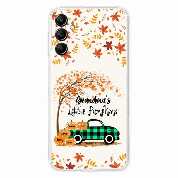 Custom Personalized Autumn Grandma's Pumpkins Phone Case - Gift For Grandma - Grandma's Little Pumpkins - Case For iPhone And Samsung