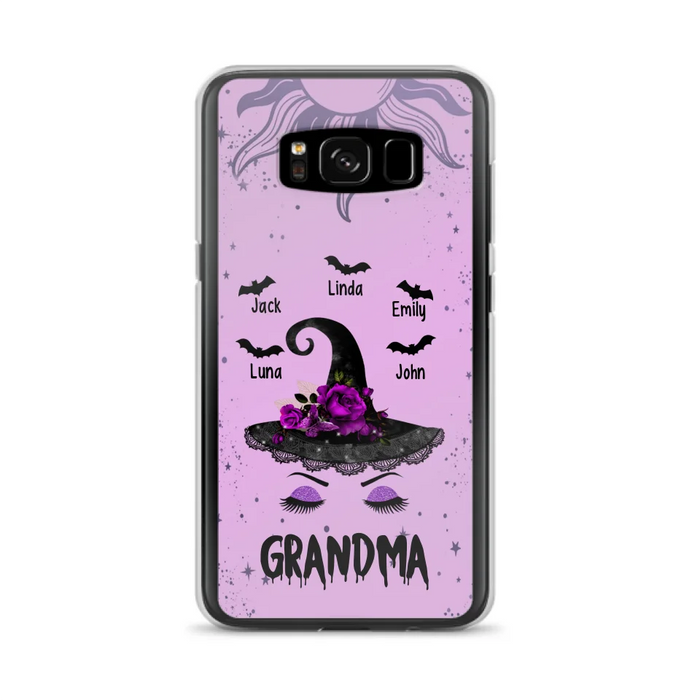 Personalized Grandma Witch Phone Case -
Upto 5 Kid's Name - Best Gift For Grandma- Grandma,Gigi,Nana,Mama,Gigi