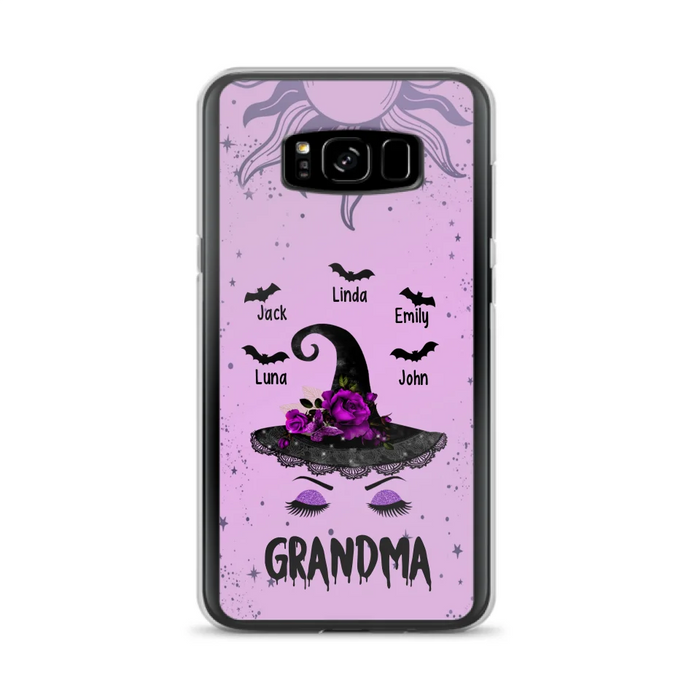 Personalized Grandma Witch Phone Case -
Upto 5 Kid's Name - Best Gift For Grandma- Grandma,Gigi,Nana,Mama,Gigi