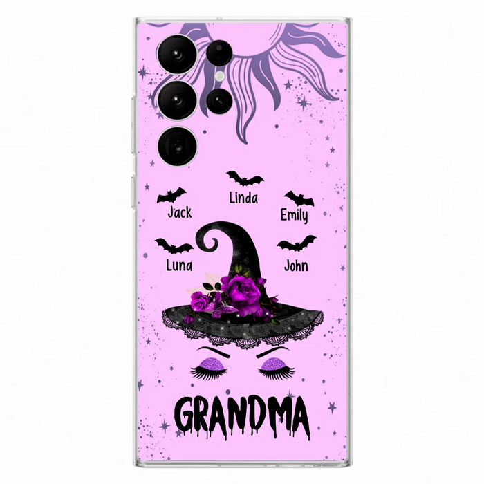 Personalized Grandma Witch Phone Case -
Upto 5 Kid's Name - Best Gift For Grandma- Grandma,Gigi,Nana,Mama,Gigi