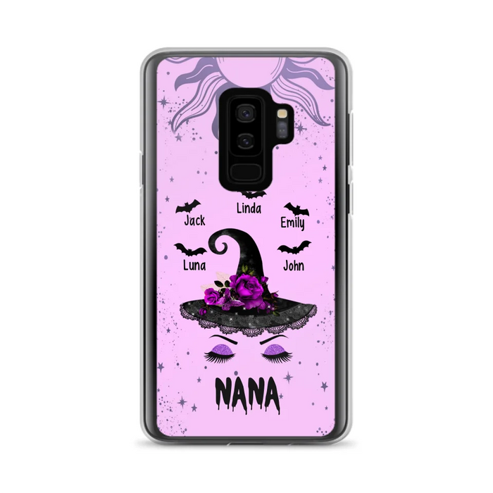 Personalized Mother Witch Phone Case - Upto 5 Kid's - Best Gift For Mother -Grandma,Gigi,Nana,Mama,Gigi