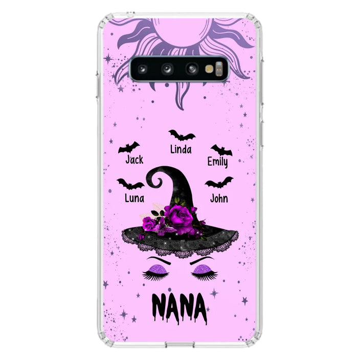 Personalized Mother Witch Phone Case - Upto 5 Kid's - Best Gift For Mother -Grandma,Gigi,Nana,Mama,Gigi