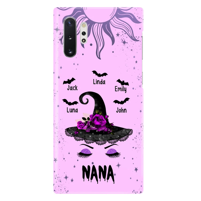 Personalized Mother Witch Phone Case - Upto 5 Kid's - Best Gift For Mother -Grandma,Gigi,Nana,Mama,Gigi