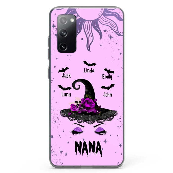 Personalized Mother Witch Phone Case - Upto 5 Kid's - Best Gift For Mother -Grandma,Gigi,Nana,Mama,Gigi