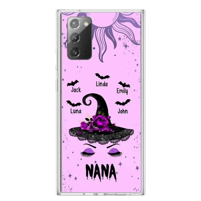 Personalized Mother Witch Phone Case - Upto 5 Kid's - Best Gift For Mother -Grandma,Gigi,Nana,Mama,Gigi