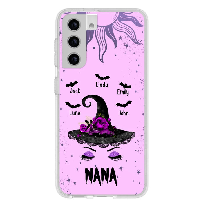 Personalized Mother Witch Phone Case - Upto 5 Kid's - Best Gift For Mother -Grandma,Gigi,Nana,Mama,Gigi