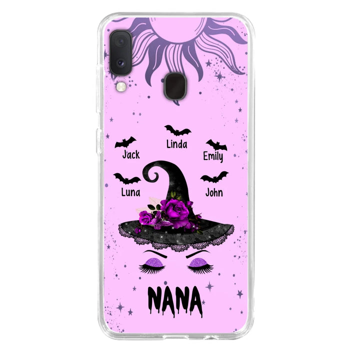 Personalized Mother Witch Phone Case - Upto 5 Kid's - Best Gift For Mother -Grandma,Gigi,Nana,Mama,Gigi