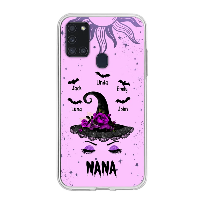 Personalized Mother Witch Phone Case - Upto 5 Kid's - Best Gift For Mother -Grandma,Gigi,Nana,Mama,Gigi