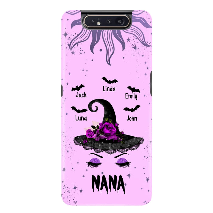 Personalized Mother Witch Phone Case - Upto 5 Kid's - Best Gift For Mother -Grandma,Gigi,Nana,Mama,Gigi