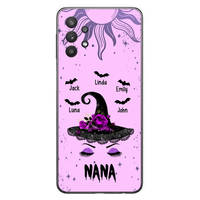 Personalized Mother Witch Phone Case - Upto 5 Kid's - Best Gift For Mother -Grandma,Gigi,Nana,Mama,Gigi