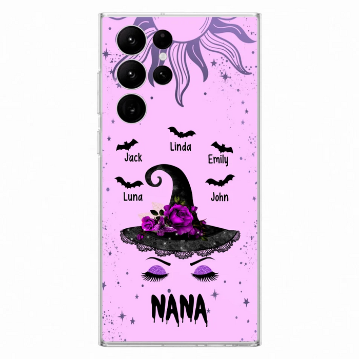 Personalized Mother Witch Phone Case - Upto 5 Kid's - Best Gift For Mother -Grandma,Gigi,Nana,Mama,Gigi